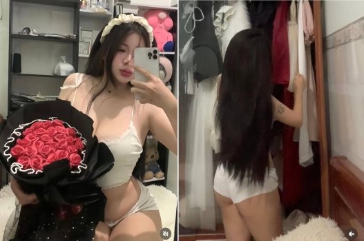 sex i_am_boo Cô em vú bự da trắng nõn nà đang chờ anh em nào may mắn đến địt vào cái lồn múp của ẻm